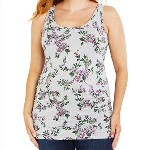 Motherhood maternity floral tank top